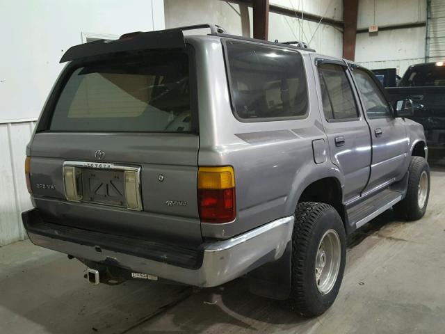 JT3VN29V3R0034436 - 1994 TOYOTA 4RUNNER VN SILVER photo 4