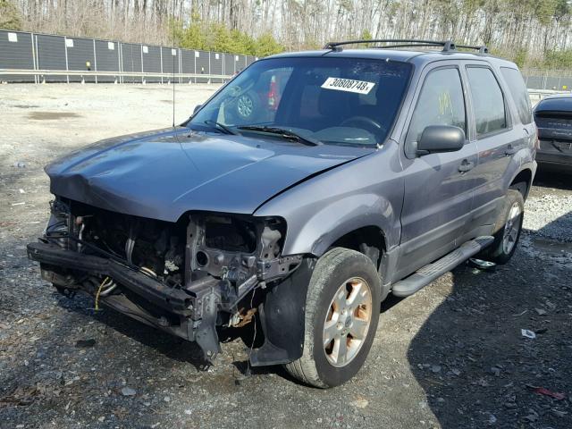 1FMCU93197KA14726 - 2007 FORD ESCAPE XLT GRAY photo 2