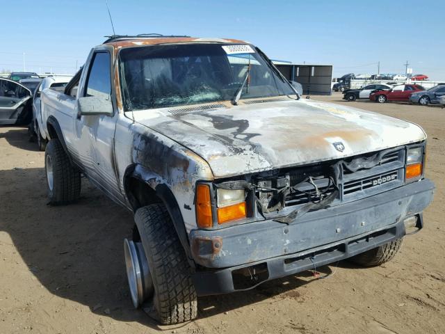 1B7GG66X9KS086708 - 1989 DODGE DAKOTA SPO WHITE photo 1