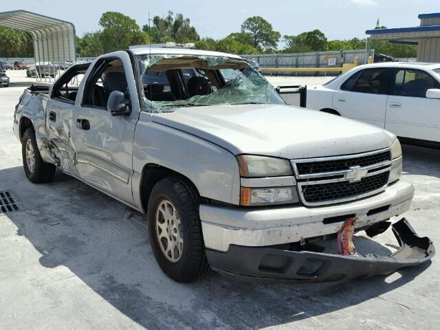 2GCEC13T461132684 - 2006 CHEVROLET SILVERADO GRAY photo 1