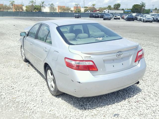 4T1BE46K47U651933 - 2007 TOYOTA CAMRY NEW SILVER photo 3
