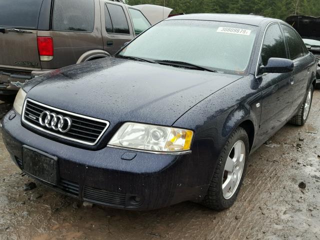 WAUED54B8YN091422 - 2000 AUDI A6 2.7T QU BLUE photo 2