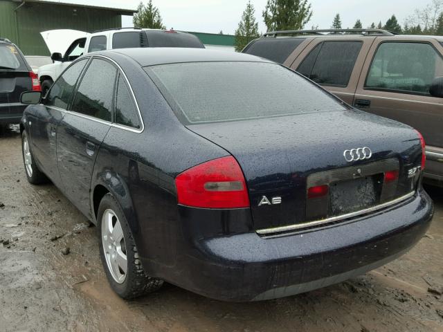 WAUED54B8YN091422 - 2000 AUDI A6 2.7T QU BLUE photo 3