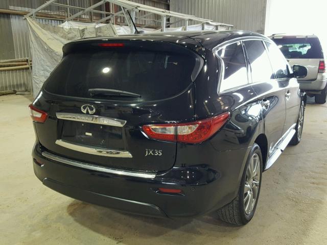 5N1AL0MN2DC317182 - 2013 INFINITI JX35 BASE BLACK photo 4