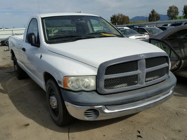 3D7KA26D43G806330 - 2003 DODGE RAM 2500 S WHITE photo 1