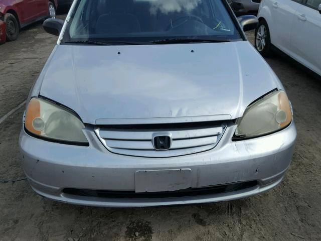 2HGES16541H543116 - 2001 HONDA CIVIC LX WHITE photo 7