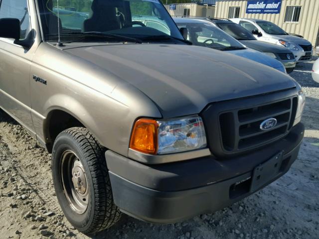 1FTYR10E34PB13254 - 2004 FORD RANGER TAN photo 9