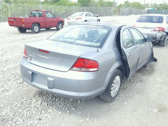 1C3EL46X76N179548 - 2006 CHRYSLER SEBRING SILVER photo 4