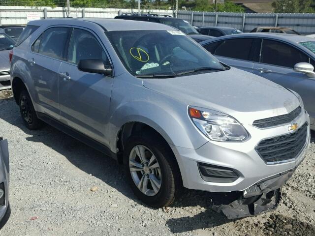 2GNALBEK9H1529827 - 2017 CHEVROLET EQUINOX LS SILVER photo 1