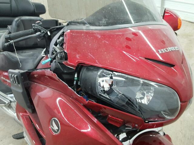 JH2SC68G3DK100955 - 2013 HONDA GL1800 G RED photo 9