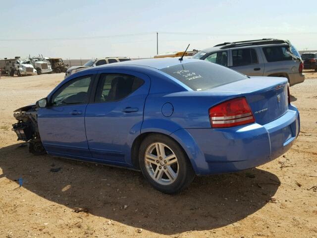 1B3LC56K18N670652 - 2008 DODGE AVENGER SX BLUE photo 3