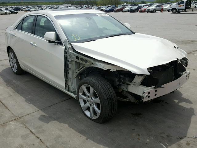 1G6AB5RXXD0137922 - 2013 CADILLAC ATS LUXURY WHITE photo 1