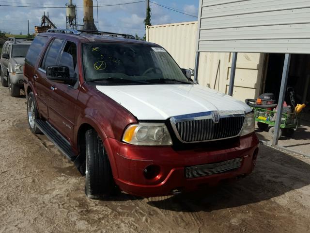 5LMFU28R93LJ41092 - 2003 LINCOLN NAVIGATOR MAROON photo 1