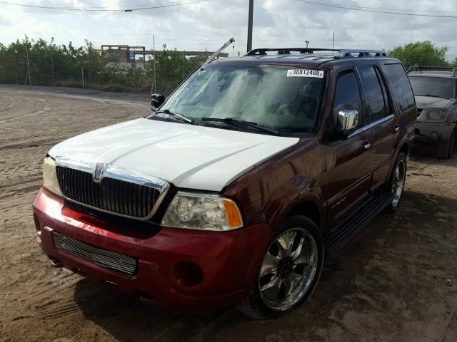 5LMFU28R93LJ41092 - 2003 LINCOLN NAVIGATOR MAROON photo 2