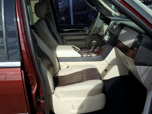 5LMFU28R93LJ41092 - 2003 LINCOLN NAVIGATOR MAROON photo 5