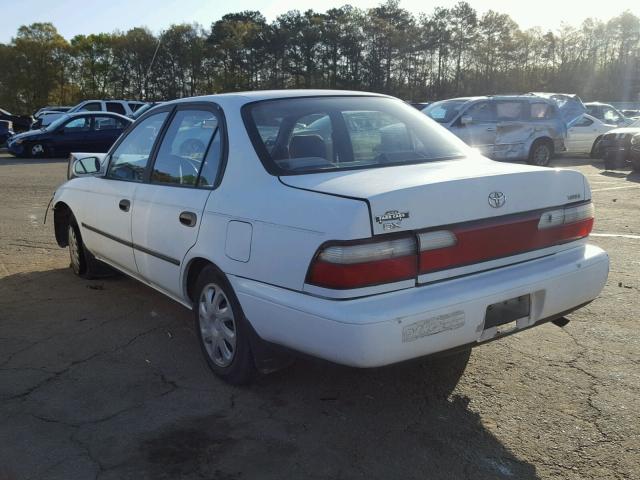 2T1BB02E6TC151835 - 1996 TOYOTA COROLLA DX WHITE photo 3