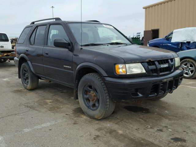 4S2CK58W334308892 - 2003 ISUZU RODEO S BLACK photo 1