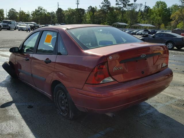 1FAFP33P13W257045 - 2003 FORD FOCUS LX RED photo 3