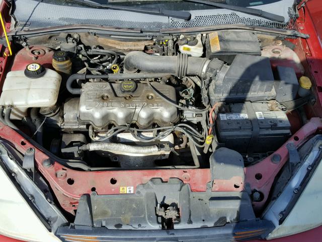 1FAFP33P13W257045 - 2003 FORD FOCUS LX RED photo 7