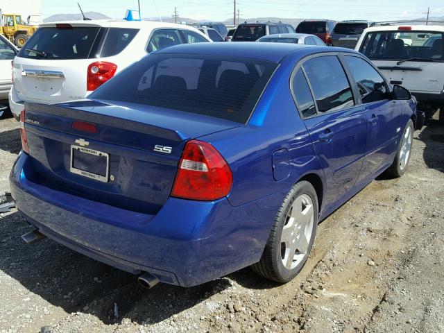 1G1ZW53116F282154 - 2006 CHEVROLET MALIBU SS BLUE photo 4