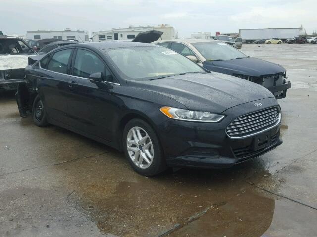 3FA6P0H78FR157393 - 2015 FORD FUSION SE BLACK photo 1