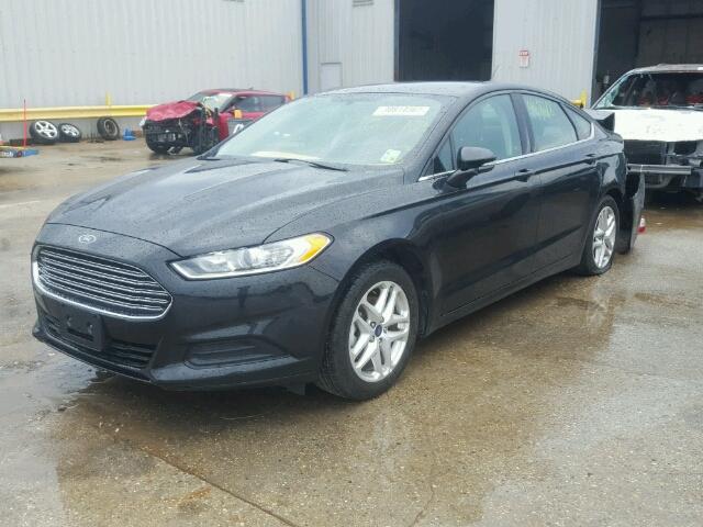 3FA6P0H78FR157393 - 2015 FORD FUSION SE BLACK photo 2