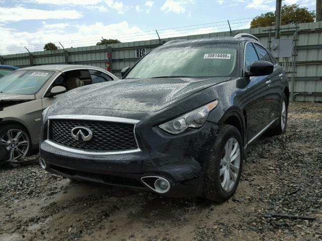 JN8CS1MW5HM411883 - 2017 INFINITI QX70 BLACK photo 2