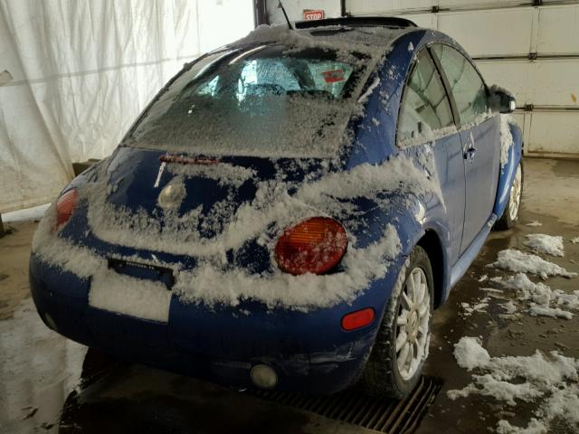 3VWCK21C04M402337 - 2004 VOLKSWAGEN NEW BEETLE 蓝色 照片 4