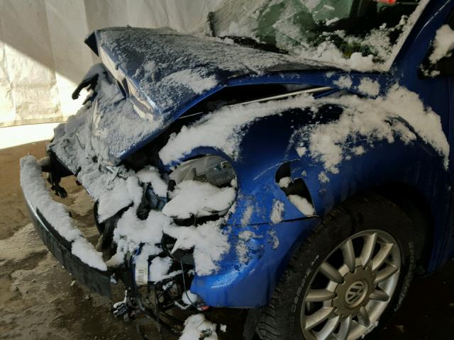 3VWCK21C04M402337 - 2004 VOLKSWAGEN NEW BEETLE 蓝色 照片 9