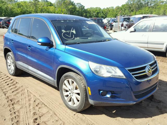 WVGAV75N19W541079 - 2009 VOLKSWAGEN TIGUAN S BLUE photo 1