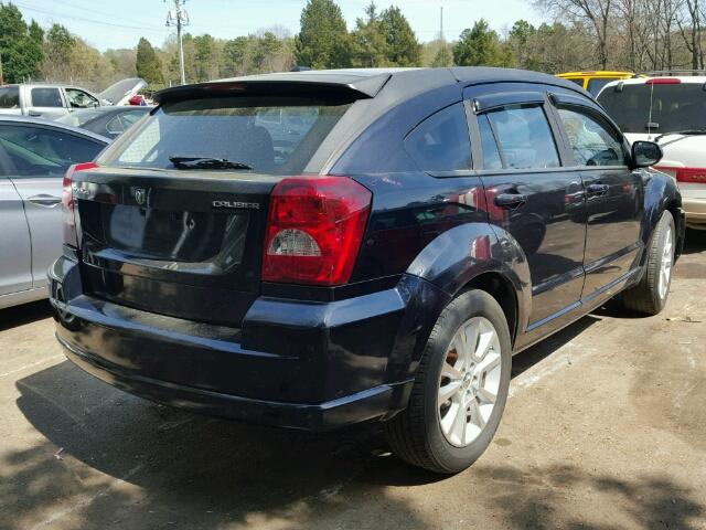 1B3CB5HA5BD125137 - 2011 DODGE CALIBER HE BLACK photo 4