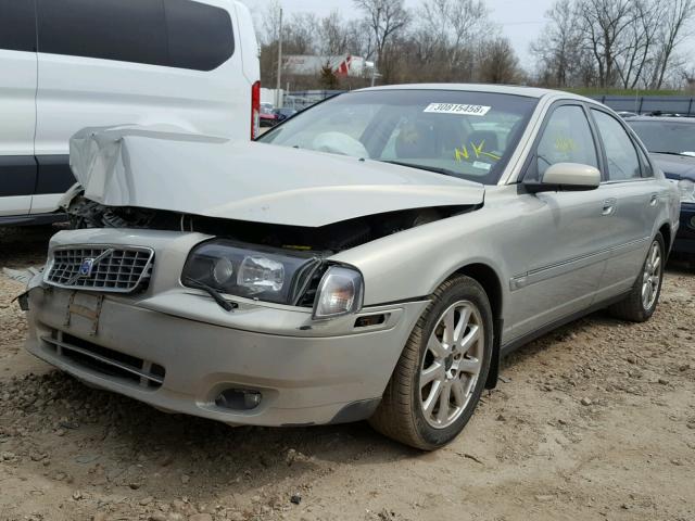 YV1TH59H541376053 - 2004 VOLVO S80 2.5T BEIGE photo 2