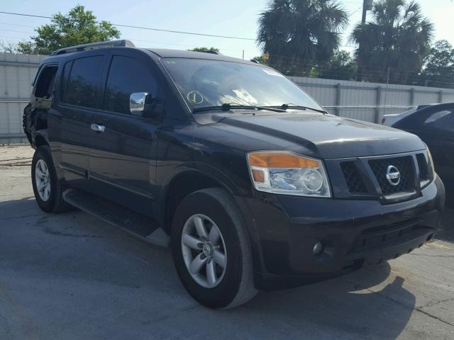 5N1AA0ND8BN613398 - 2011 NISSAN ARMADA SV BLACK photo 1