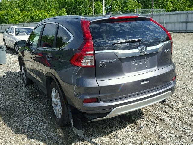 2HKRM4H78GH721815 - 2016 HONDA CR-V EX-L GRAY photo 3