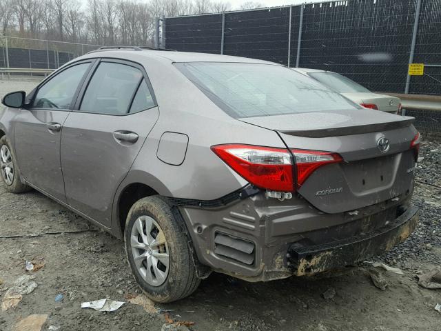 5YFBPRHE4EP078092 - 2014 TOYOTA COROLLA EC GRAY photo 3