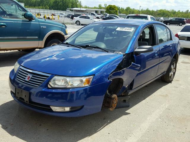 1G8AL55F86Z105521 - 2006 SATURN ION LEVEL BLUE photo 2