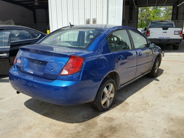 1G8AL55F86Z105521 - 2006 SATURN ION LEVEL BLUE photo 4