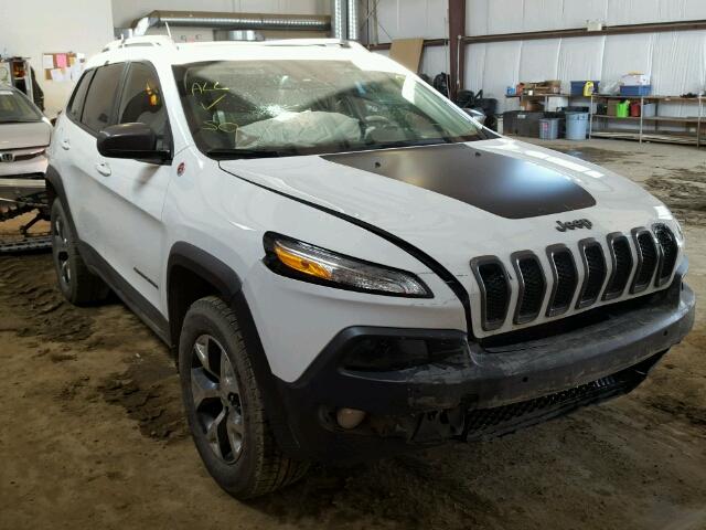 1C4PJMBS1FW724822 - 2015 JEEP CHEROKEE T WHITE photo 1