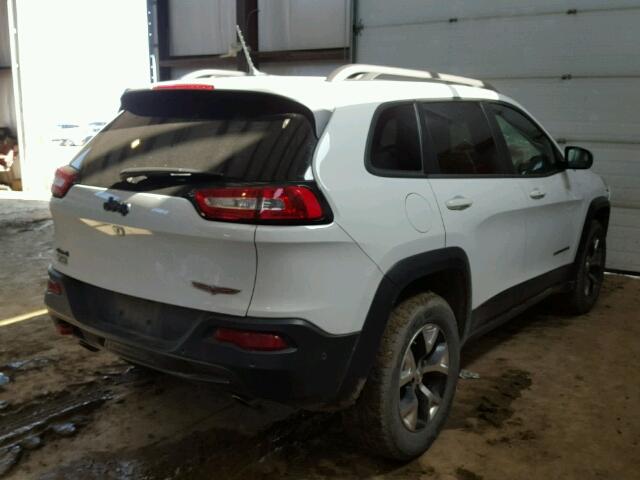 1C4PJMBS1FW724822 - 2015 JEEP CHEROKEE T WHITE photo 4