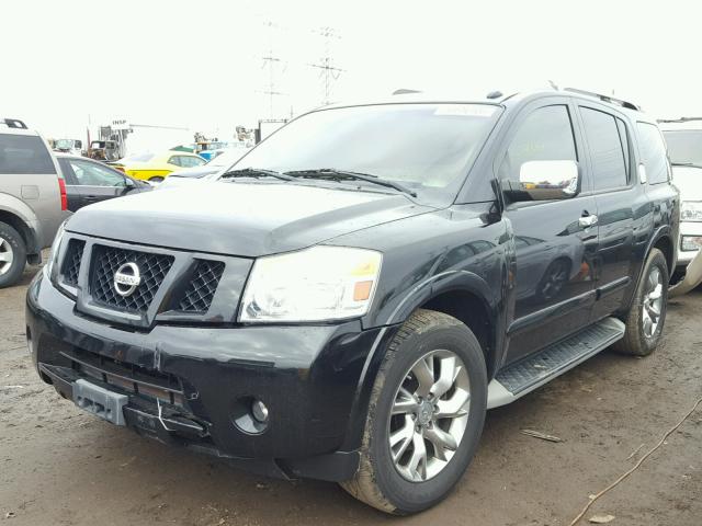 5N1AA0ND9BN616259 - 2011 NISSAN ARMADA SV BLACK photo 2