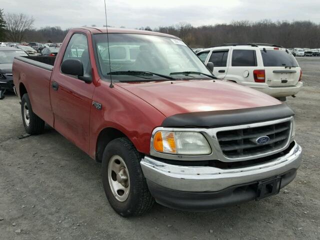 1FTRF17262NB31345 - 2002 FORD F150 BURGUNDY photo 1