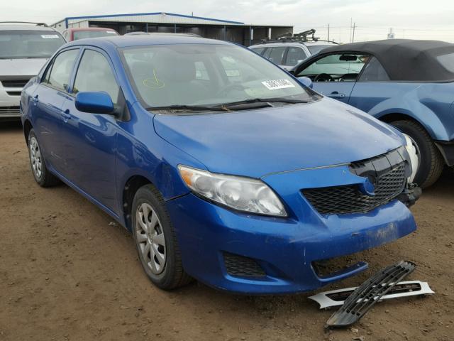 2T1BU4EE8AC389292 - 2010 TOYOTA COROLLA BA BLUE photo 1