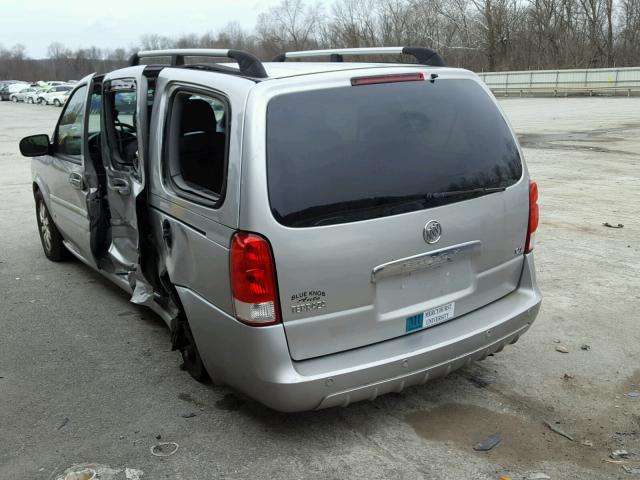 5GADV33107D184935 - 2007 BUICK TERRAZA CX SILVER photo 3