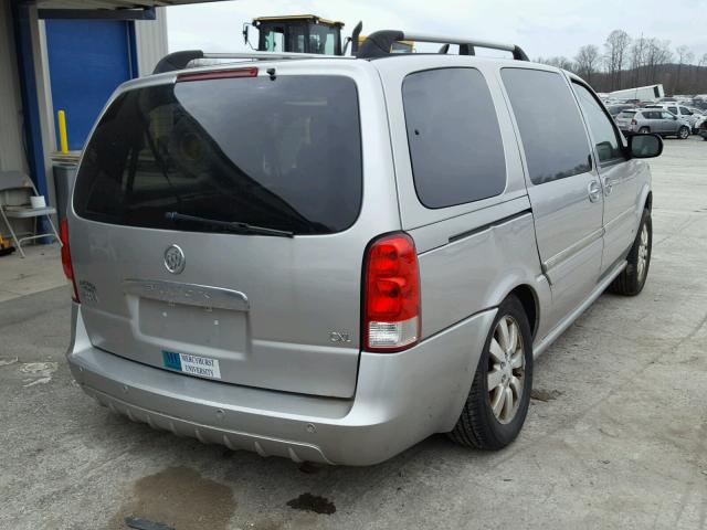 5GADV33107D184935 - 2007 BUICK TERRAZA CX SILVER photo 4