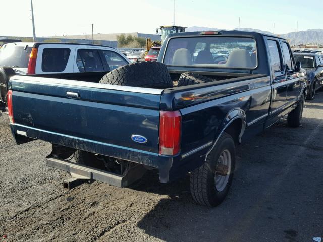 1FTJW35G1REA45152 - 1994 FORD F350 GREEN photo 4