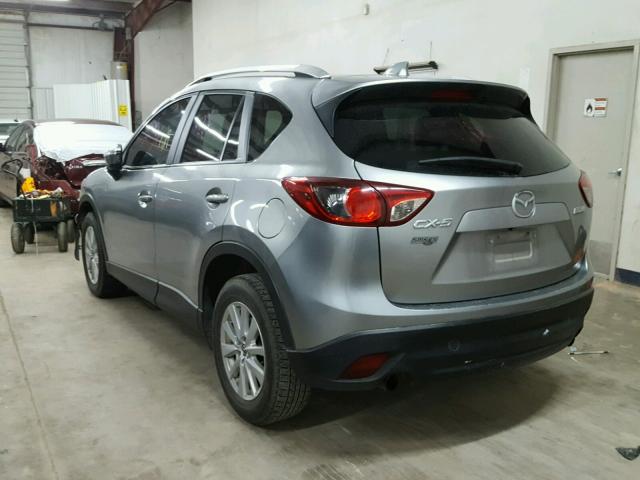 JM3KE2CE5D0112013 - 2013 MAZDA CX-5 TOURI SILVER photo 3