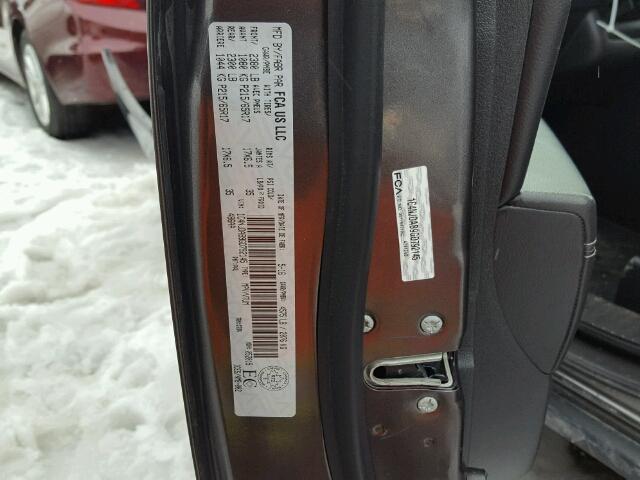 1C4NJDAB9GD792145 - 2016 JEEP COMPASS SP GRAY photo 10