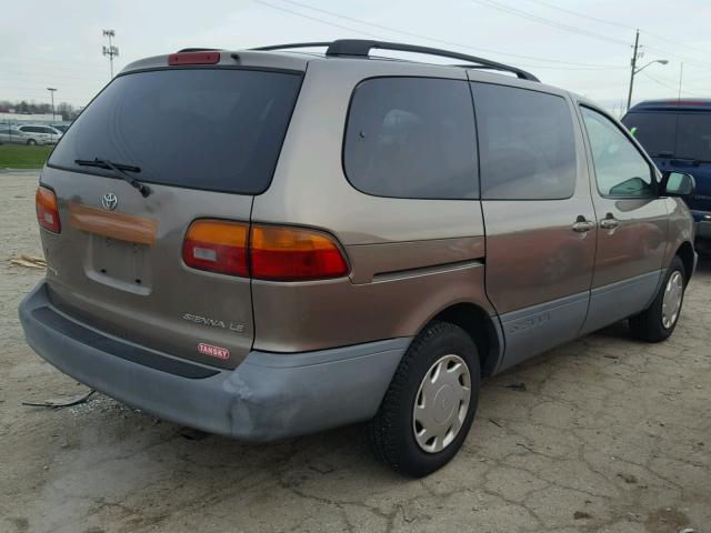 4T3ZF13C3XU124805 - 1999 TOYOTA SIENNA LE BEIGE photo 4