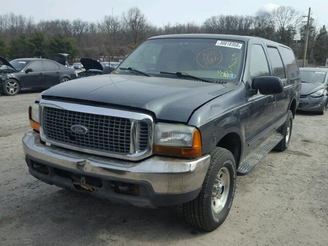 1FMNU41S0YEB85873 - 2000 FORD EXCURSION GRAY photo 2