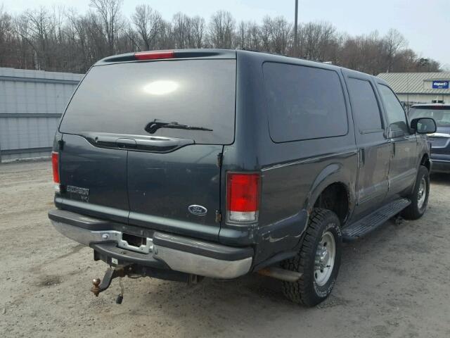 1FMNU41S0YEB85873 - 2000 FORD EXCURSION GRAY photo 4